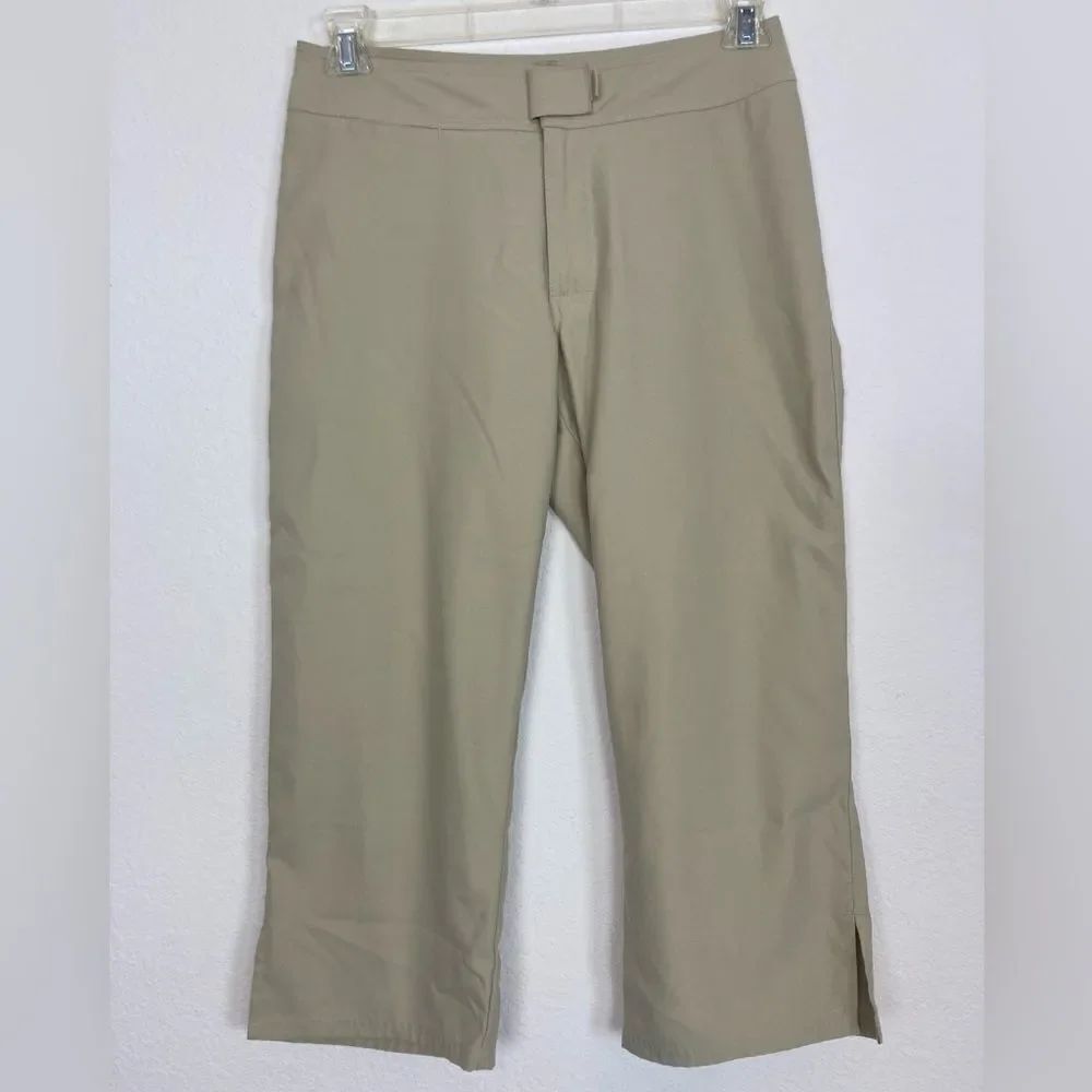 Patagonia Wider Cropped Pants w/Velcro tiny tab closure high waisted